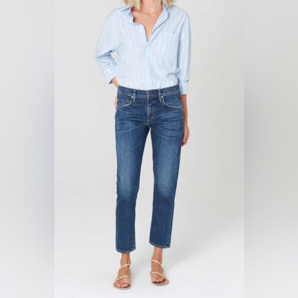 Citizen Of Humanity Elsa Midrise Slim Fit CROP Size 24